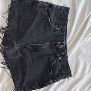 Black Wrangler Shorts